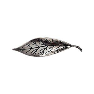 David Andersen Norway Sterling Silver Leaf Pin/Brooch #14188